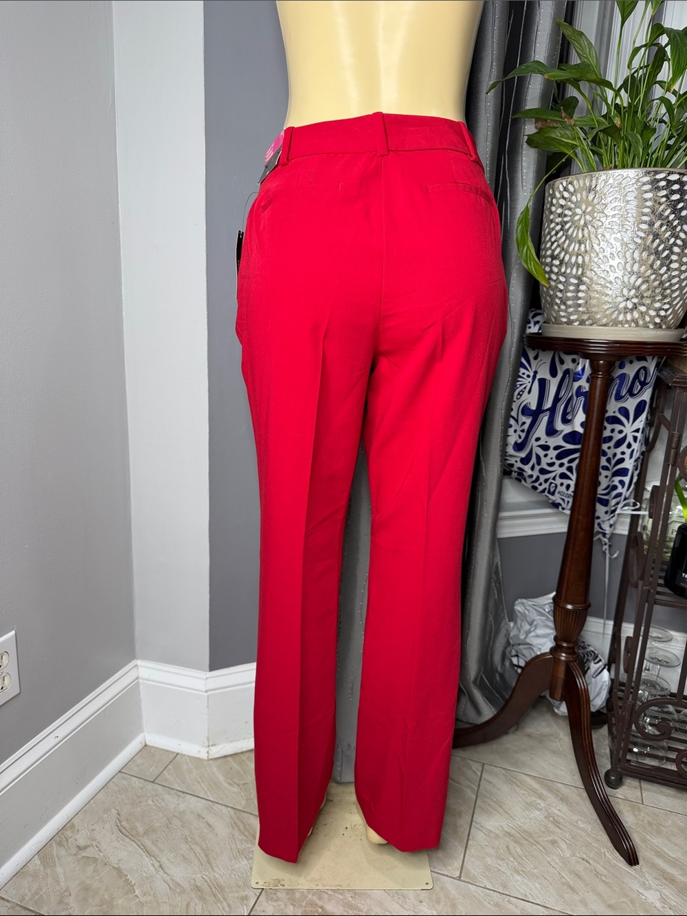 Worthington Women’s Sz 10 Red Boot Cut Dress Pants NWT - Picture 4 of 8